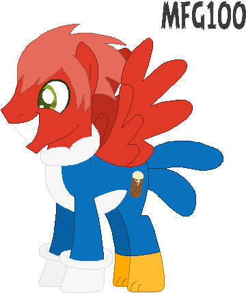 Woody Woodpecker By Mixelfangirl100 On Deviantart - Woody Woodpecker In My Little Pony (404x463)