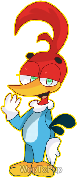 Crazy Woody Woodpecker By Woptopop On Deviantart - Woodpecker (400x615)