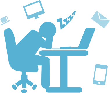 Is Poor Sleep - Office Chair (379x320)