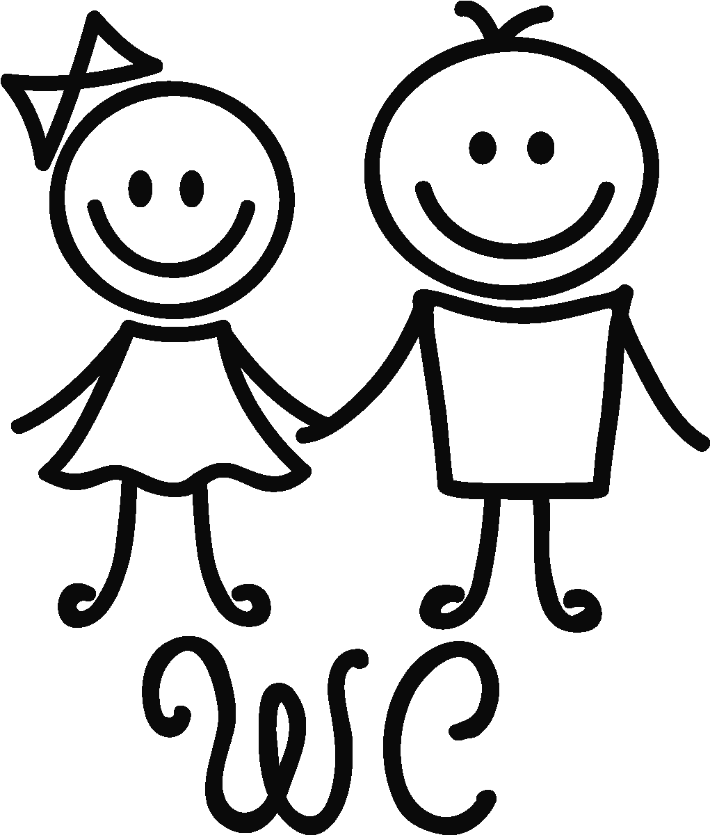 Silhouette Design - Door Sticker Girl (1200x1200)