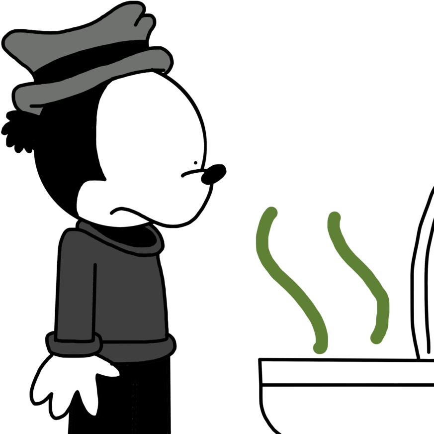 Pooch With A Stinky Toilet By Marcospower1996 - Pooch With A Stinky Toilet By Marcospower1996 (894x894)