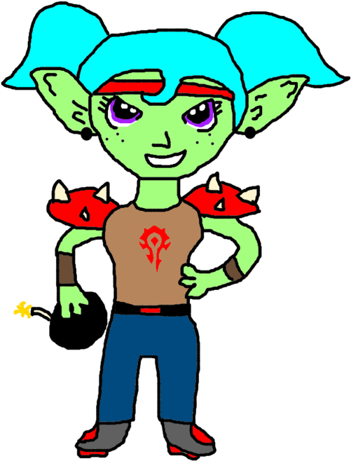 Wow Goblin Chibi By French Toilet Guy - World Of Warcraft Horde (774x1032)