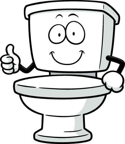 Plumber Working On Repairs To Sink - Toilet Clip Art (414x476)