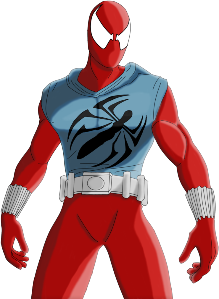 Scarlet Spider By Dhencod On Deviantart - Spider Man Scarlet Png (751x1063)