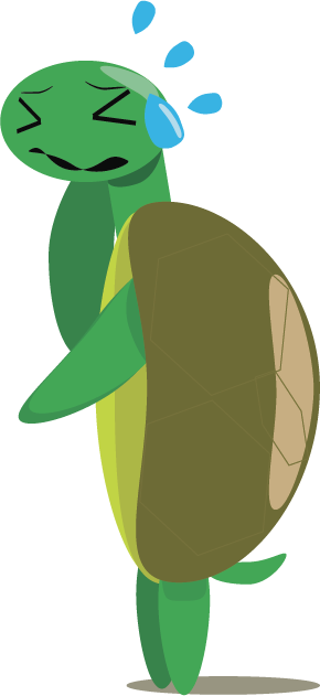 Timid As A Turtle By Themoriartistmika - Cartoon (290x631)