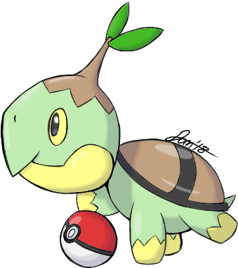 The Tiny Leaf Pokemon By Domtsvg - Comics (397x439)