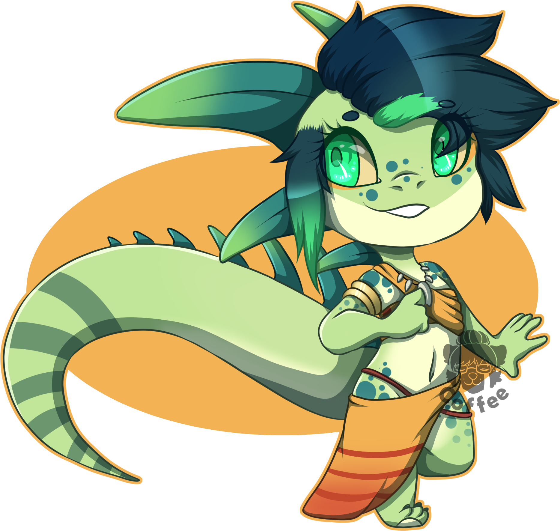 Matcha - Iguana Girl (2000x1879)