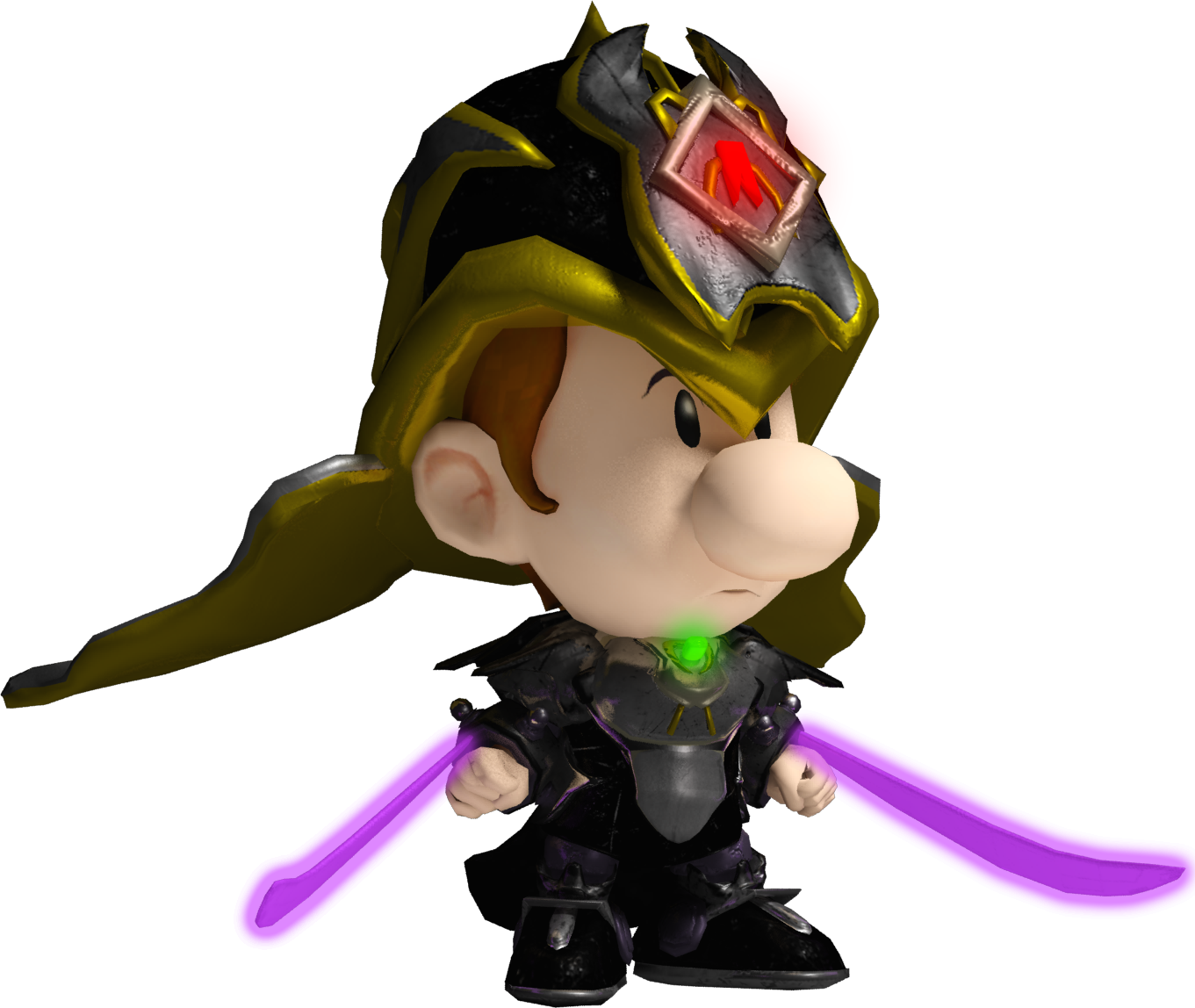 Bbq Turtle - Baby Luigi Sarah (1361x1148)