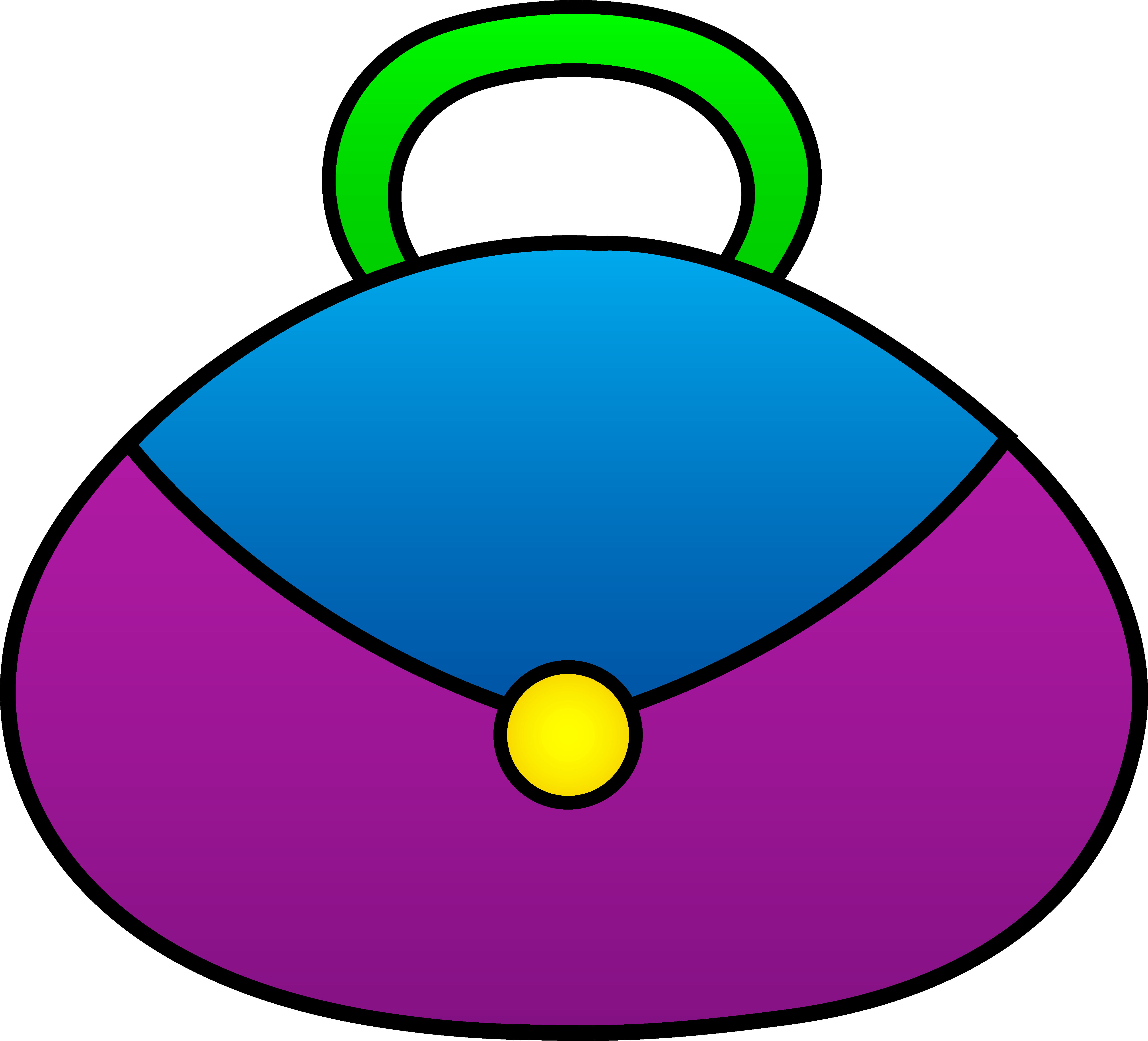 Purse Clip Art - Clip Art Purse (5181x4696)