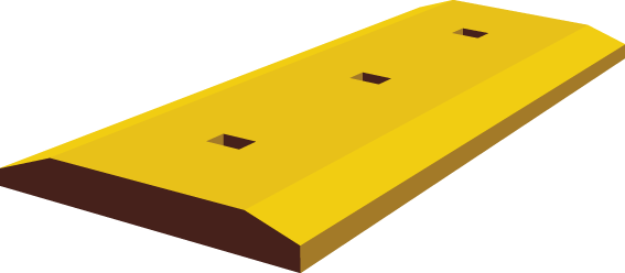 Dozer Blade Edge Caterpillar Centre Blade - Blade (567x248)