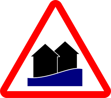 High Water, Warning, Flood, Shield - Innodation Png (385x340)