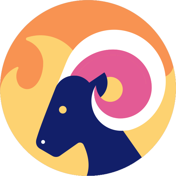 Aries People Are Creative, Adaptive, And Insightful - Gif Horoscope Transparent (600x600)