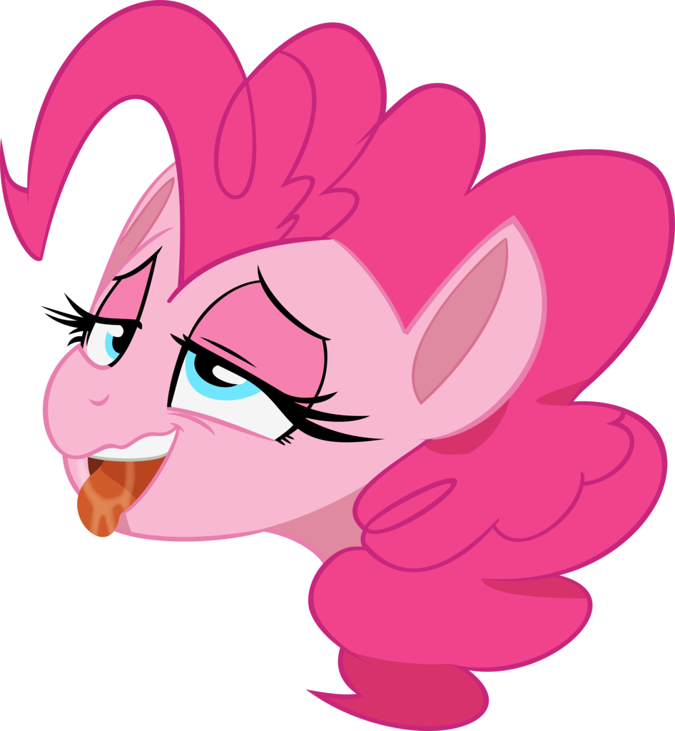 #134042 - Ahegao, Artist - Choopy, Artist - Sunibee, - Pinkiepie No Background Head (4562x4938)