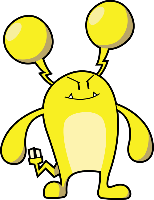 Shock Shock Can't Use Microwaves, Play Video Games, - Cartoon (500x648)