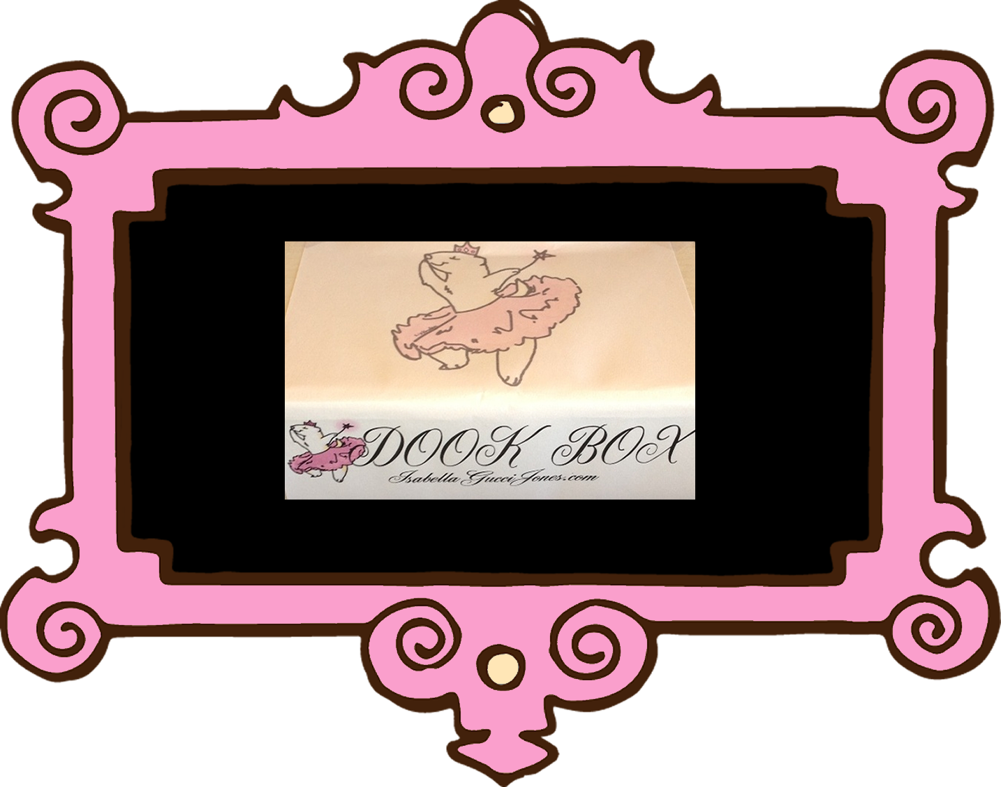 Six Month Dook Box Subscription - Frame Border Black And White Clip Art (1434x1128)