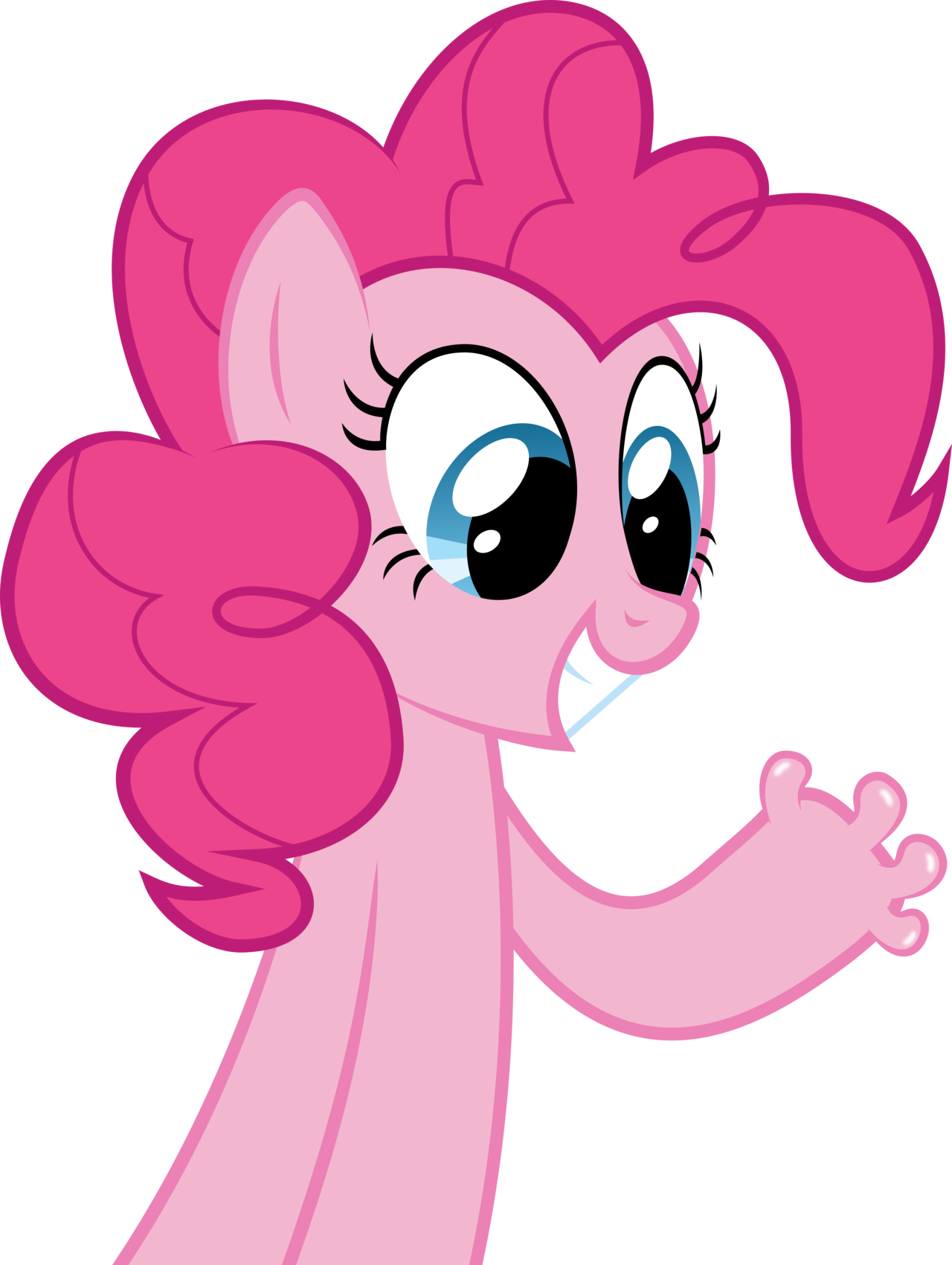 Pinkie Pie Twilight Sparkle Pony Rainbow Dash Princess - Pinkie Pie Hand (1280x1701)