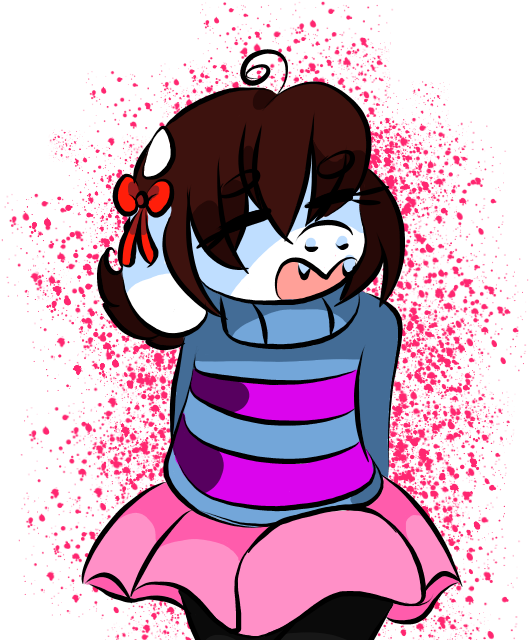 Overtale Frisk By Sheep-dork - Digital Art (640x640)