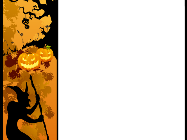 Vertical Halloween Cliparts - Halloween Rug - 2' X 3' By Eduard Leasa Photography (640x480)