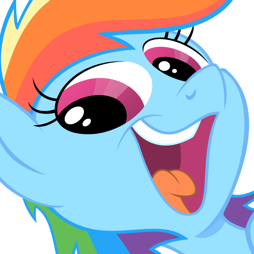 Rainbow Dash Pinkie Pie Rarity Twilight Sparkle Applejack - Hate My Little Pony (852x852)