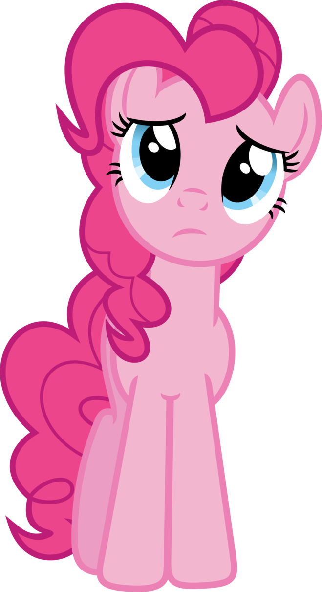 Whats Pinkie Pie Thinking About By The Look Of Her - Mlp Pinkie Pie Poses (659x1211)
