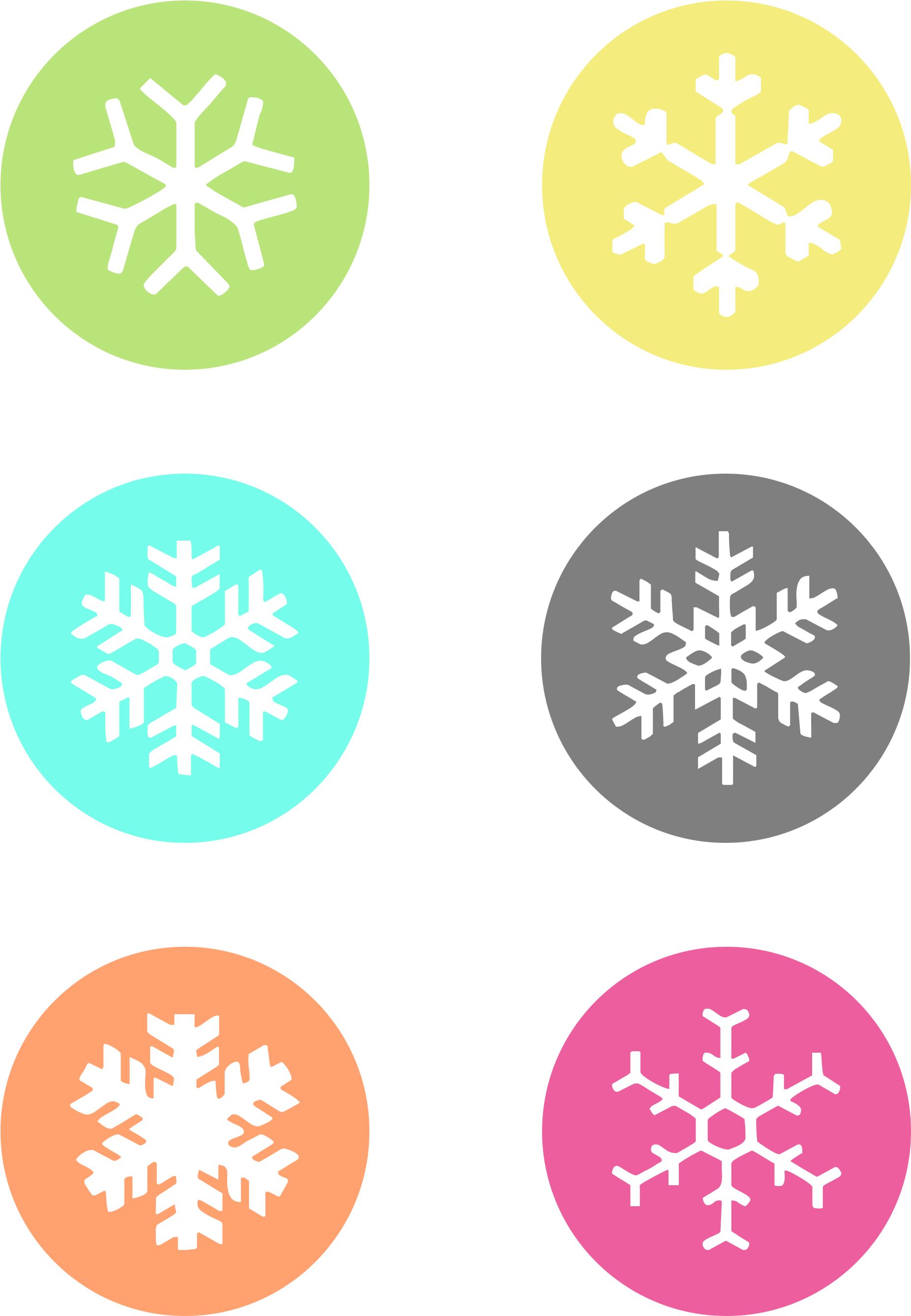 Free Printable Snowflake Gift Tags - Caroline's Treasures Winter Snowflakes Holiday Jack (2550x3300)