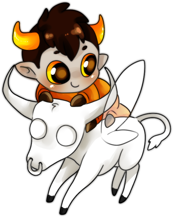 Think Happy Thoughts By Malisjuju - Taurus (577x729)