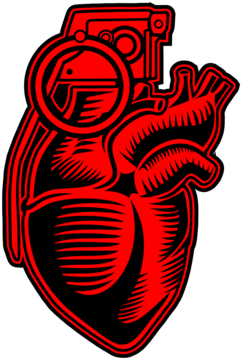 Heart Grenade Vector (500x500)