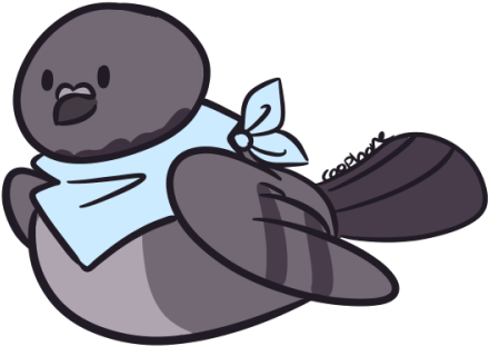 A Small Coo For Your Thoughts - Cartoon (500x500)