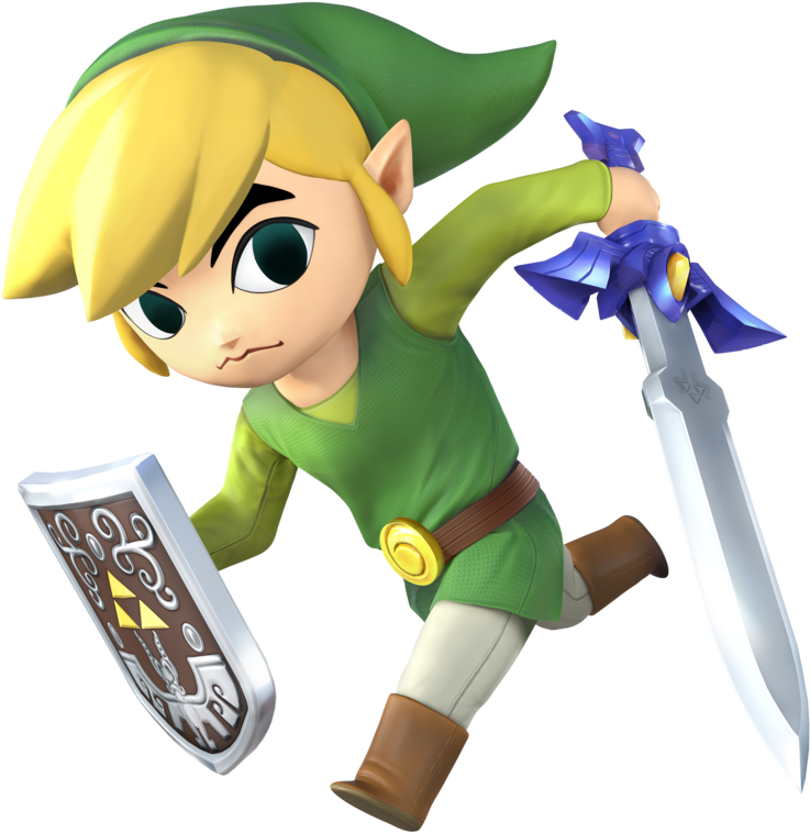 Toon Link Super Smash Bros (894x894)