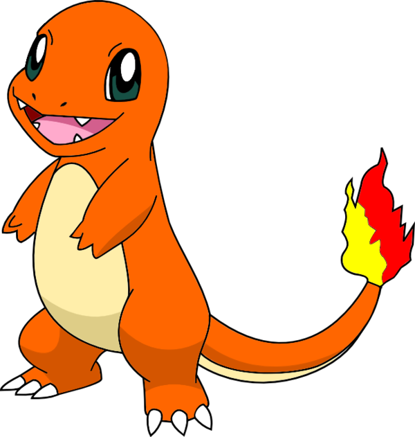 Charmander Vector By Tails11209 - Charmander Trace (600x631)