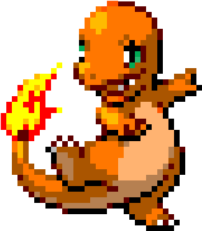 Charmander - Cross Stitch Pokemon Patterns Charmander (400x400)