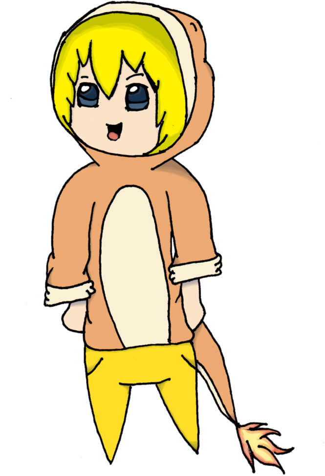 Chibi Charmander Boy By Wolfgang1012 - Cartoon (754x1059)