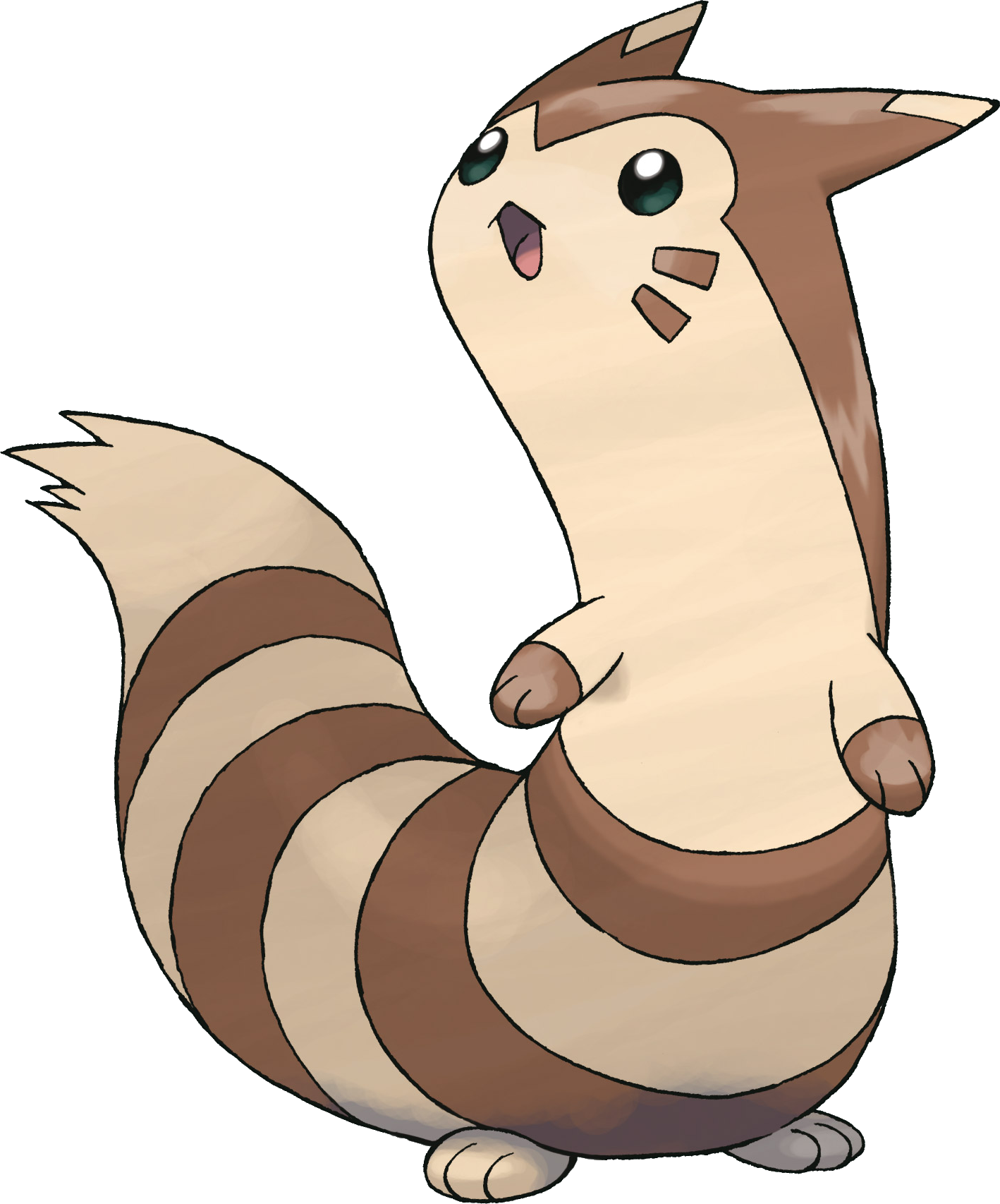 Pokémon - Pokemon Furret Png (1418x1706)
