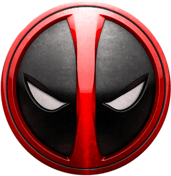 Deadpool Symbol - 12 Deadpool Superhero - Birthday Party Favor Stickers/labels (400x400)