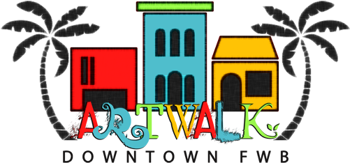 Downtownfwb Artwalk Logo - 'personalised Palm Tree' Mirror (500x271)