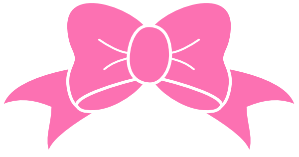 Girly Clipart - Free Bow Svg (728x382)