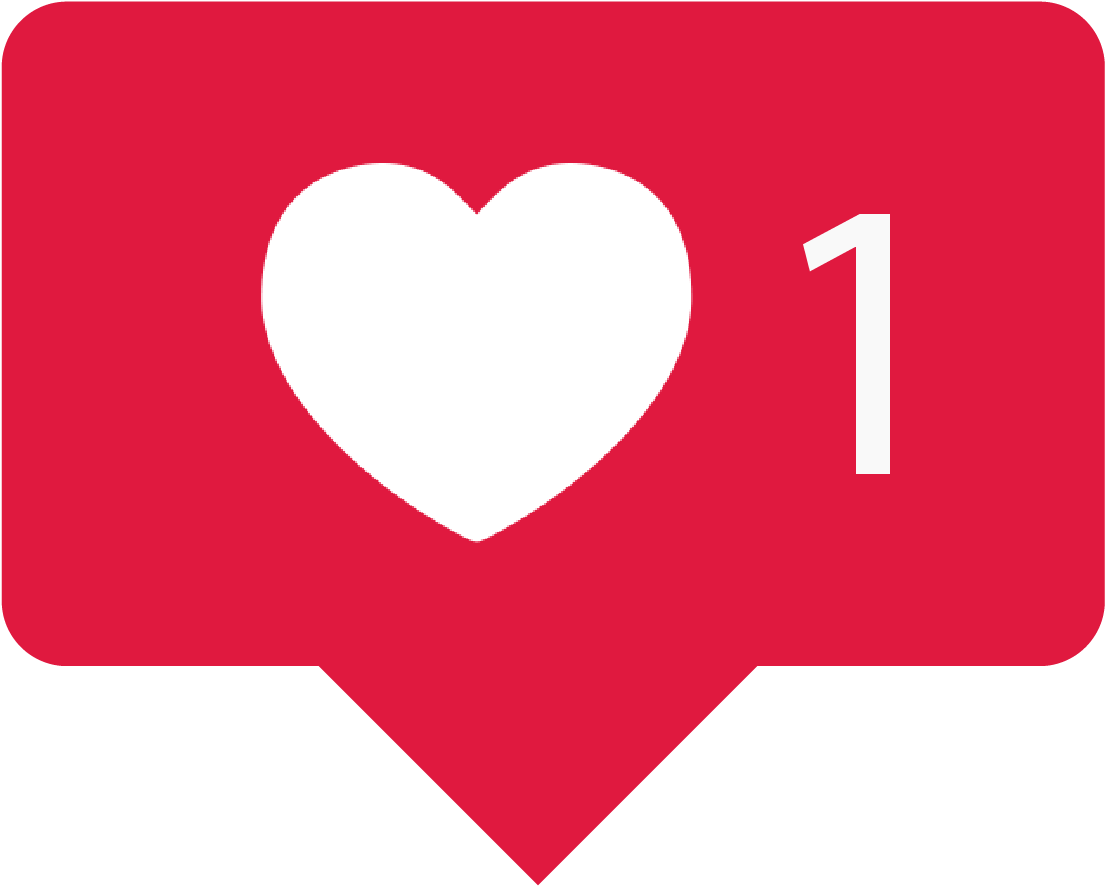 Instagram Love Stiker Story Comment Icon Logo - Instagram Like Sticker Transparent (1728x1296)