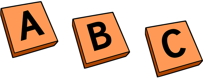 Abc Letter Tiles - Abc Clip Art (680x340)
