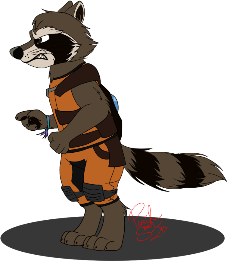 Rocket Raccoon By Hufflepuffrave - Rocket Raccoon (847x942)