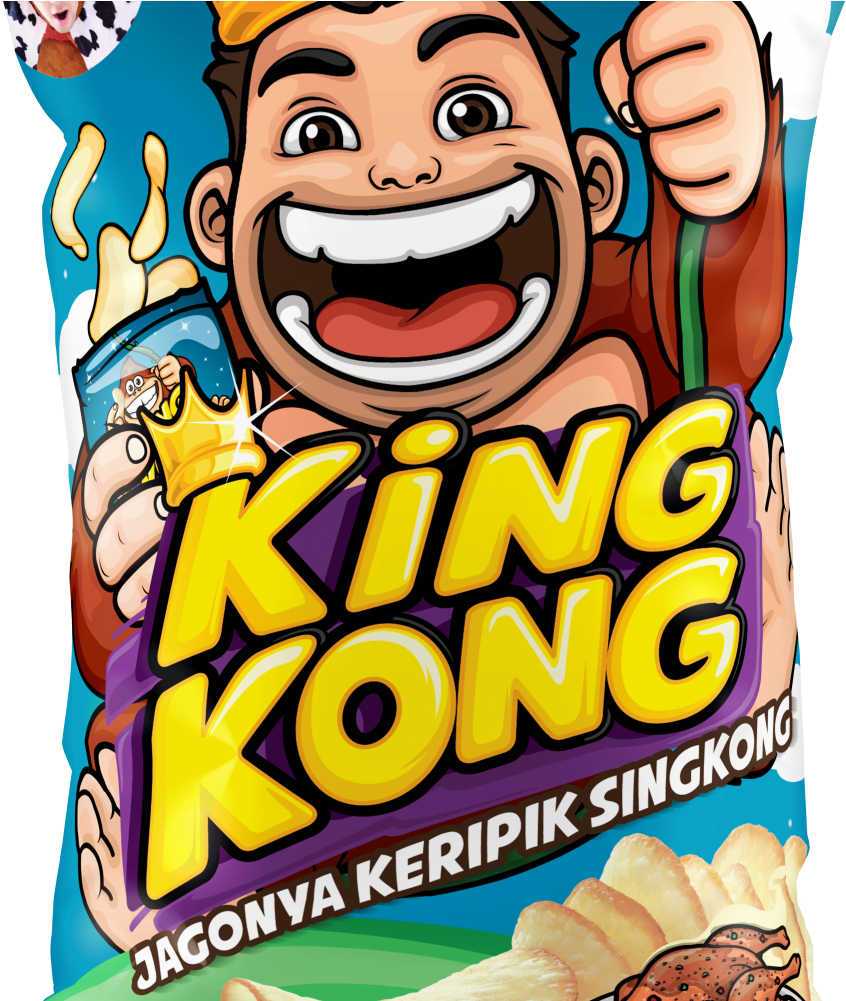 Chips Clipart Cassava - Snack Kingkong Png (1000x1000)