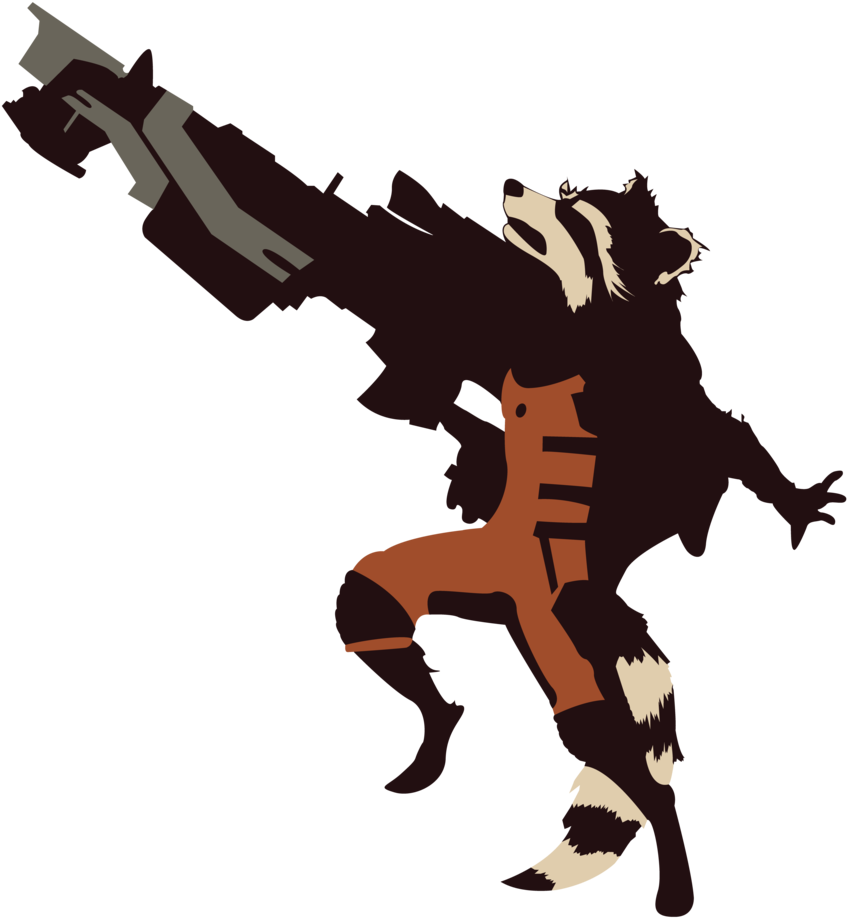 Rocket Raccoon - Cool Art Rocket Guardians Of The Galaxy (860x929)