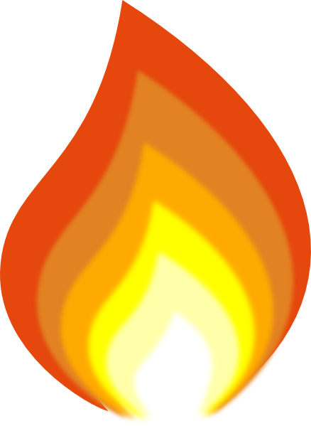 Holy Spirit Flame Clipart Kid - Candle Flame Clipart - (438x599) Png  Clipart Download