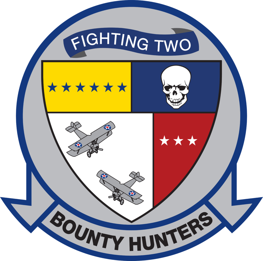 Fighter Squadron 2 Insignia 1973 - Vfa 2 Bounty Hunters (1034x1024)