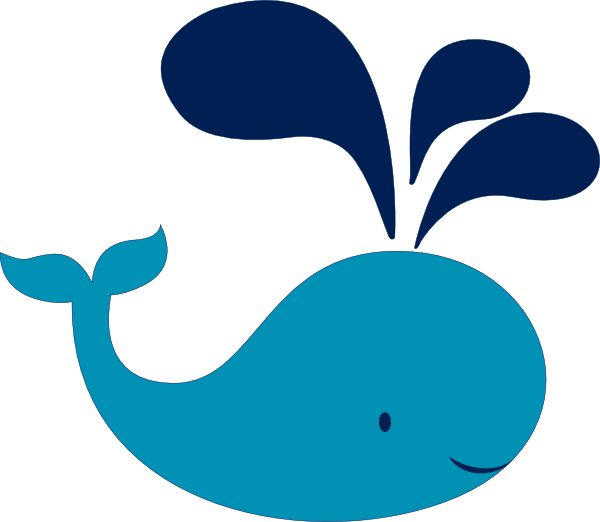 Sailor Clip Art - Navy Blue Whale Clip Art (600x522)