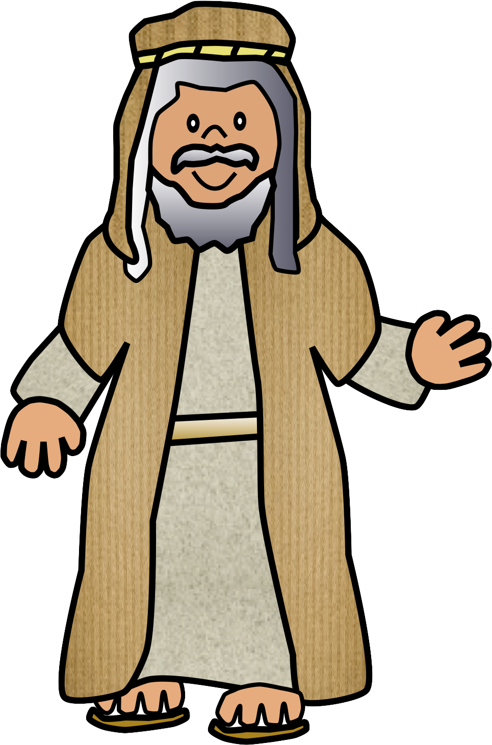 Bible Character Face Clipart - Bible Characters Clipart Hd (1116x1475)