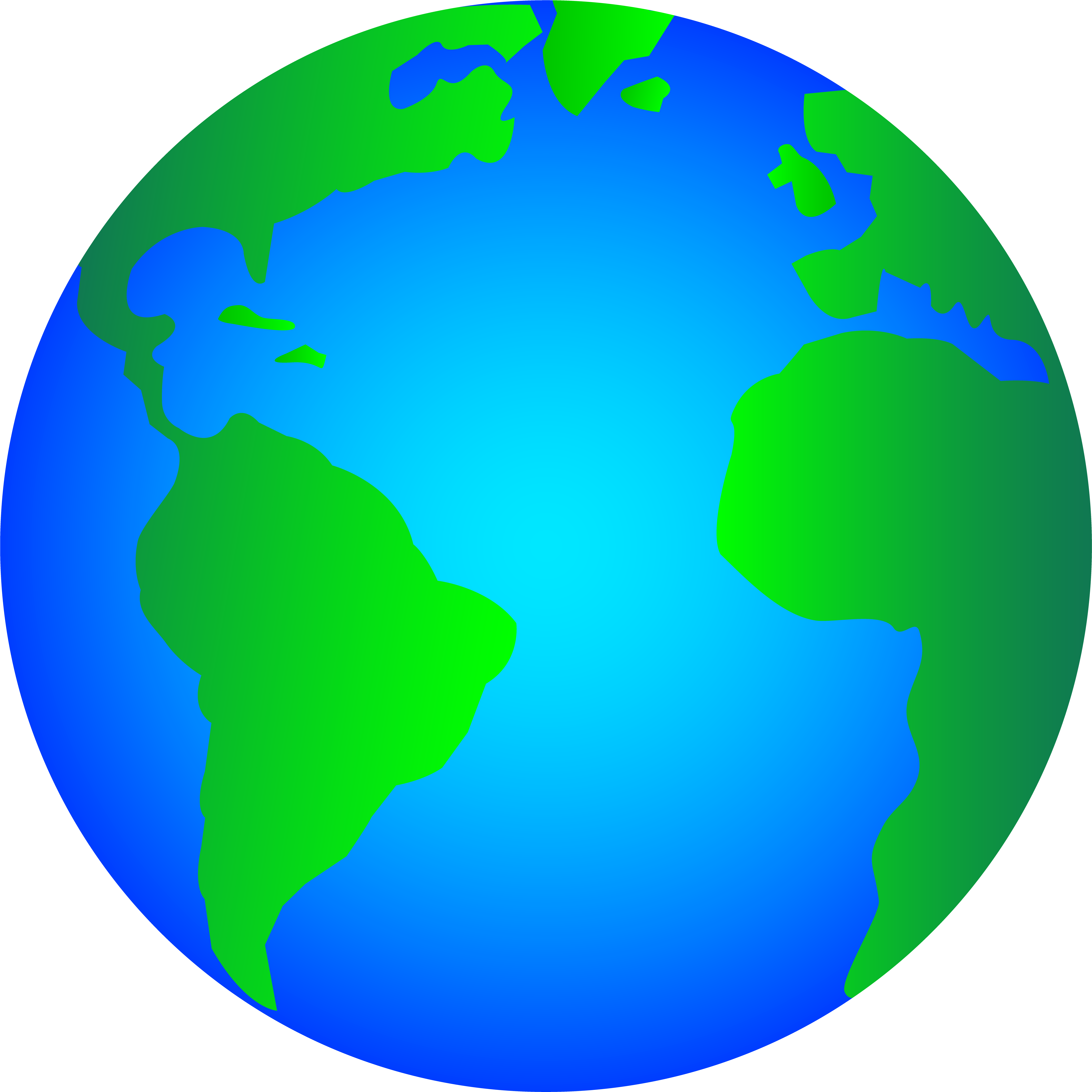 Animated Globe Clip Art - Clip Art Of The World (5748x5852)