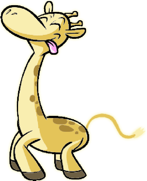 Funny Giraffe Cartoon Clip Art - Sparks Sucks To Be You (600x600)