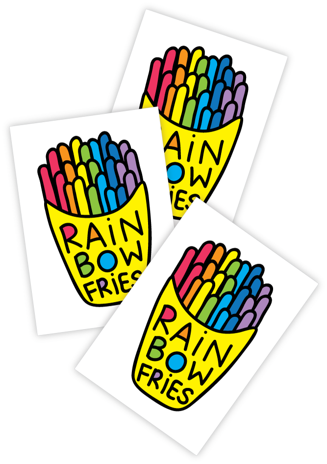 High Quality Temporary Tattoos With Oh So Yummy Rainbow - High Quality Temporary Tattoos With Oh So Yummy Rainbow (810x1080)