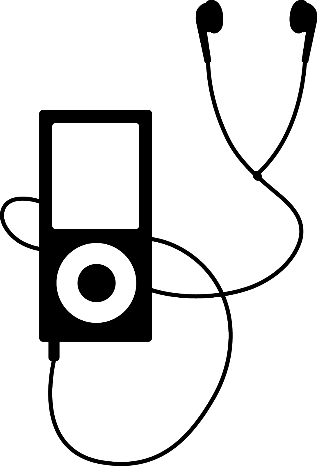 Ascolta La Playlist - Cartoon Ipod With Headphones (1090x1600)