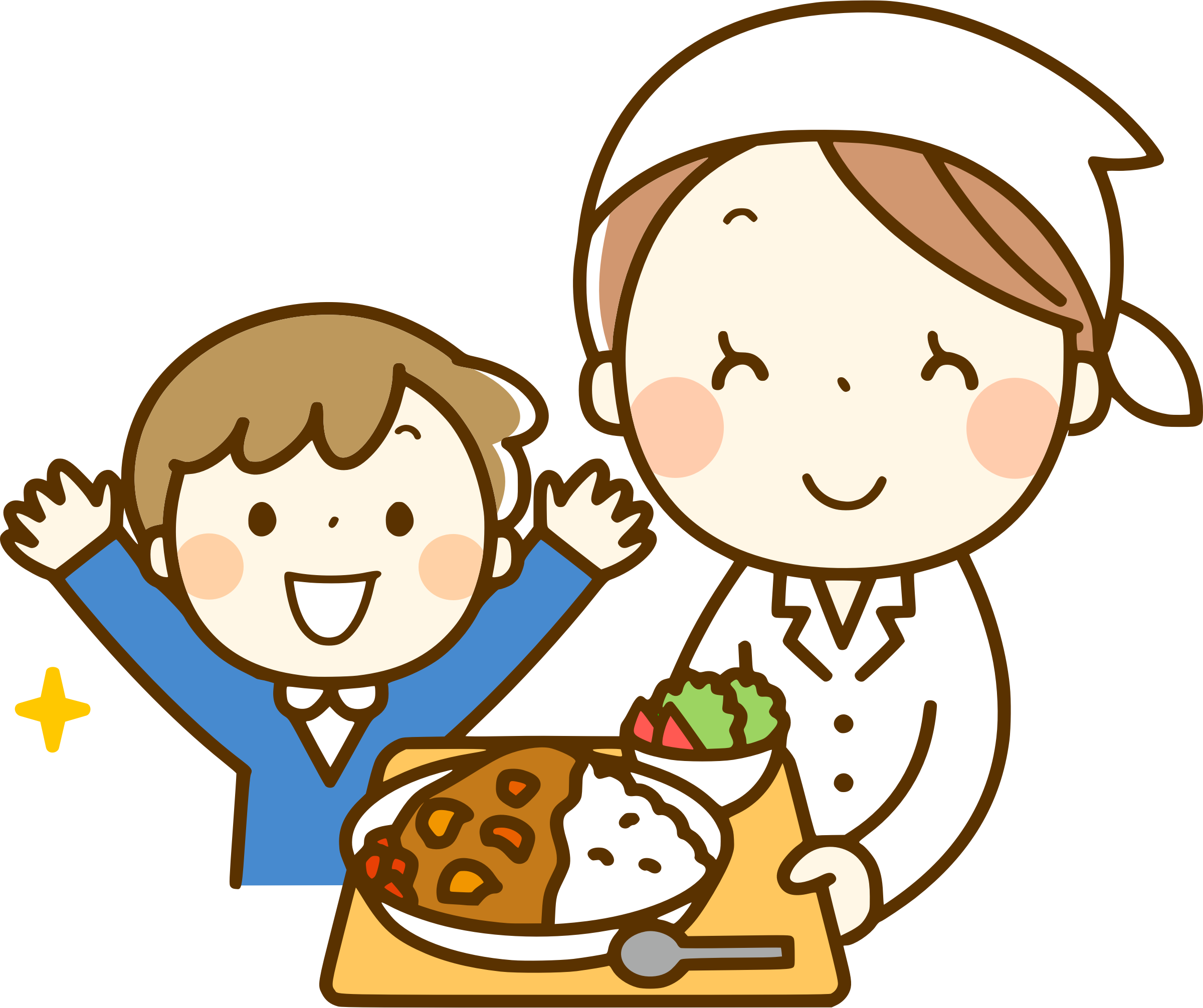 Day 10- Teaching Children To Cook - Cook Curry Clipart (2400x2012)